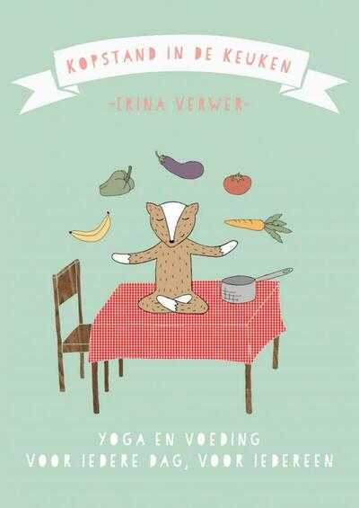 Irina Verwer - kopstand in de keuken