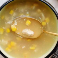 Serveersuggestie Chicken Corn Soup
